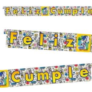 Guirnalda Feliz cumple Sonic