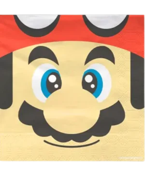 Servilletas Mario Bross, 12 piezas