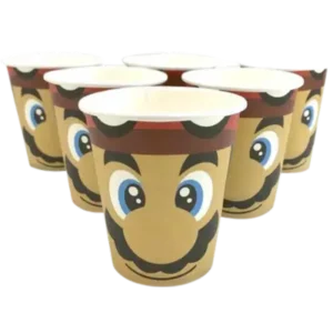 Vasos Mario Bross 6 unidades