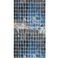 Cortina Cuadros Plateada