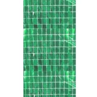 Cortina de Cuadros Verde