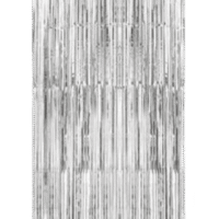 Cortinas Tiras Plateada