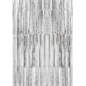 Cortinas Tiras Plateada