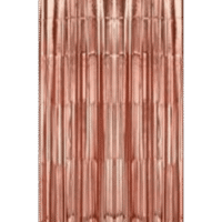 Cortina Tiras Rosa Oro