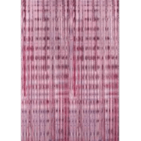 Cortinas Metalizada Tiras Rosada