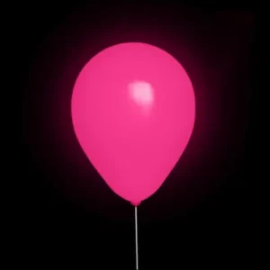 Globo fluor X25 PCS R9 Rosado