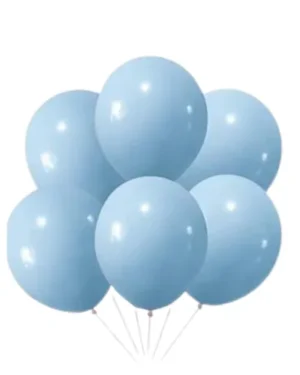 Globos pastel X 20 Pcs celeste