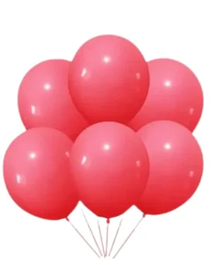 Globos pastel X 10 Pcs rojo, 23 cms