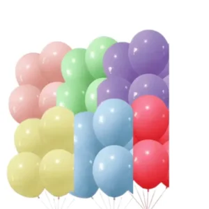 Globos Pastel Surtidos x 23 cm x 10 Piezas