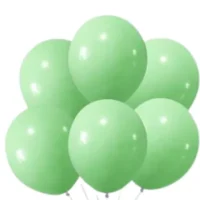 Globos pastel X 10 Pcs verde, 23 cms