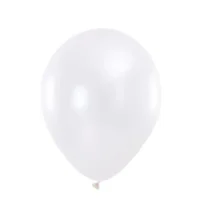 Globos Perlados Blancos, 25 piezas