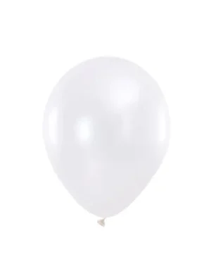 Globos Perlados Blancos, 25 piezas