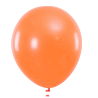 Globo Perlados Naranja, 30 piezas