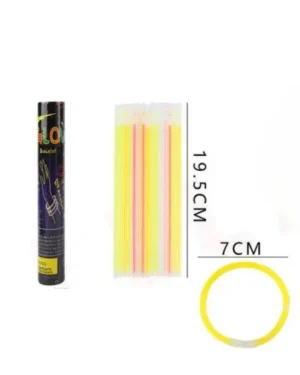 15 Pulseras Flúor Brillan En La Oscuridad