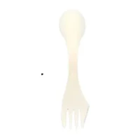 Cuchara Cuchillo tenedor 3 en 1 Blanco