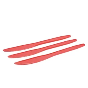 Cuchillos 12 piezas, rojos