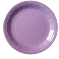 Plato de Cartón Lila, 6 piezas, 18cms