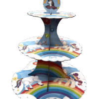 Porta cupcakes Unicornio