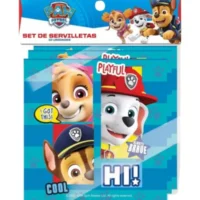 Servilletas Paw Patrol, 6 piezas