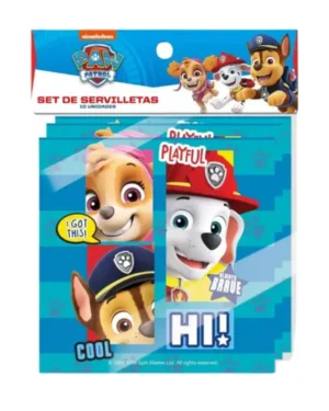 Servilletas Paw Patrol, 6 piezas