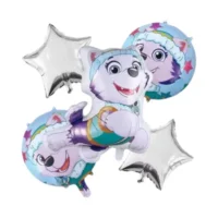 Set 5 Globos Metálicos Paw Patrol Everest