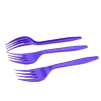 Tenedores 12 piezas, morado