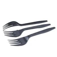 Tenedores 12 piezas, negro