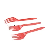 Tenedores 20 piezas, rojos