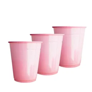 Vasos plásticos Rosa, 250  ml, 25 piezas