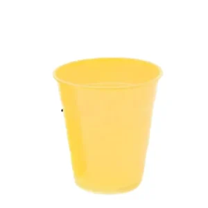 Vasos plásticos Amarillo, 300 ml, 10 piezas