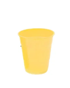 Vasos plásticos Amarillo, 410 ml, 10 piezas