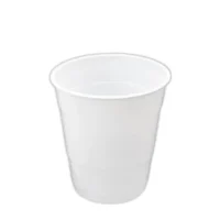 Vasos plásticos Blanco, 410 ml, 10 piezas