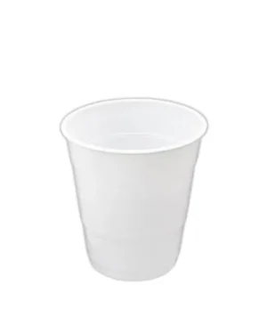 Vasos plásticos Blanco, 410 ml, 10 piezas