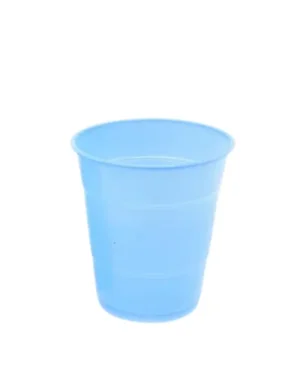 Vasos plásticos Celeste, 410 ml, 10 piezas