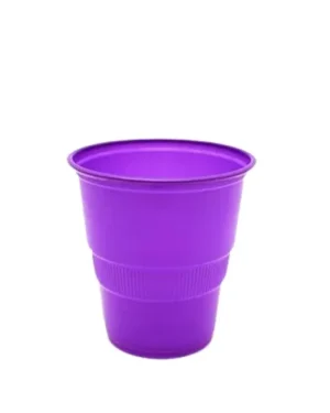 Vasos plásticos Morado, 410 ml, 10 piezas