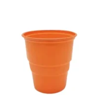 Vasos plásticos Naranjo, 410 ml, 10 piezas