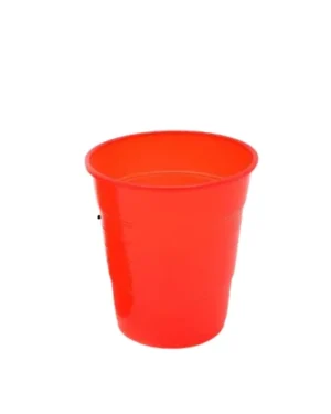 Vasos plásticos Rojo, 410 ml, 10 piezas