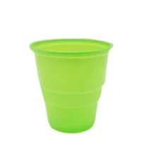 Vasos plásticos Verde, 410 ml, 10 piezas