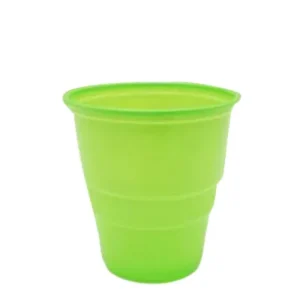 Vasos plásticos Verde, 300 ml, 10 piezas
