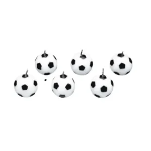 Velas de Fútbol, 6 pelotas.