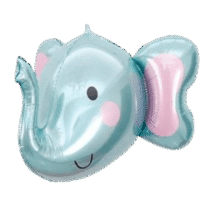 Globo Metálico cabeza elefante