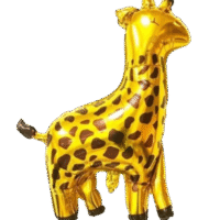 Globo metalico de jirafa