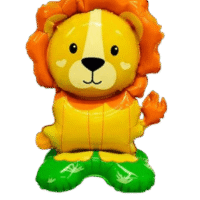 Globo metálico Leon