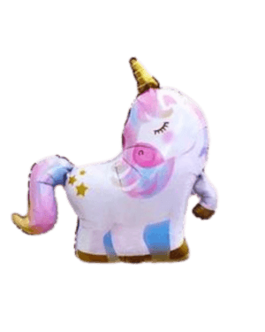 Globo metalico Unicornio cuerpo entero