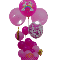 Set de Globos de unicornio 17 piezas