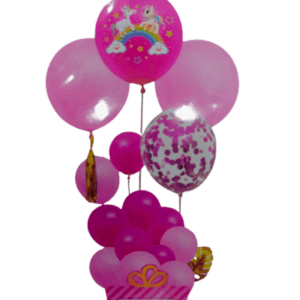 Set de Globos de unicornio 17 piezas