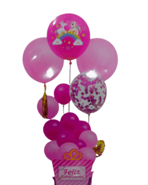 Set de Globos de unicornio 17 piezas