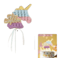 Toppers Feliz Cumpleaños Unicornio Multicolor 1 Pc