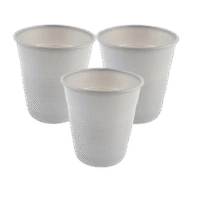 Vasos plásticos Plateado, 410 ml, 10 piezas