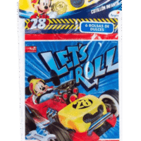 Bolsas Dulces Plásticas Mickey sobre ruedas